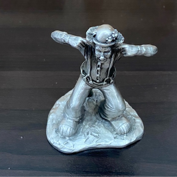 Vintage 1980 Hudson Pewter Keim Dynamite Clown Collectible Mini Pewter Figurine - Picture 2 of 12